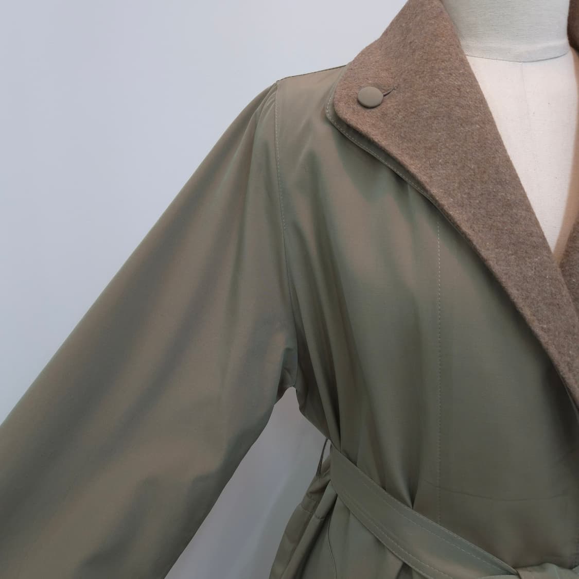 울혼방 탈부착 안감 벨트코트 롱코트 상품이미지4