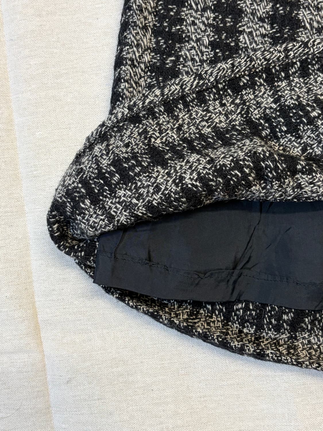 [따뜻] 플레어 체크 롱 스커트  상품이미지5