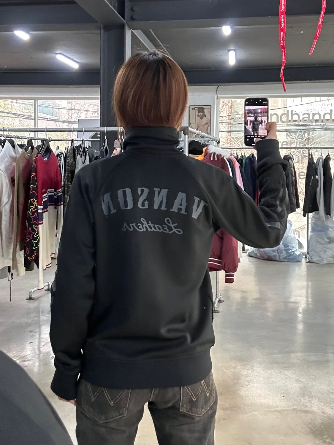 벤슨 본 하이넥 스켈레톤 투웨이 져지집업 상품이미지2