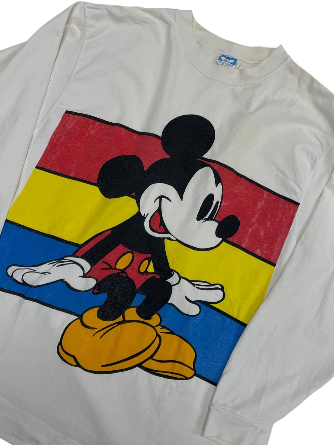 [XL] 90s Made USA 미키마우스 빈티지 롱 슬리브 긴팔 티셔츠 상품이미지3