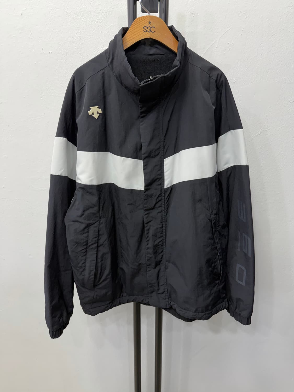 정품) 데상트 리버시블 양면 플리스 집업 자켓 100 상품이미지4