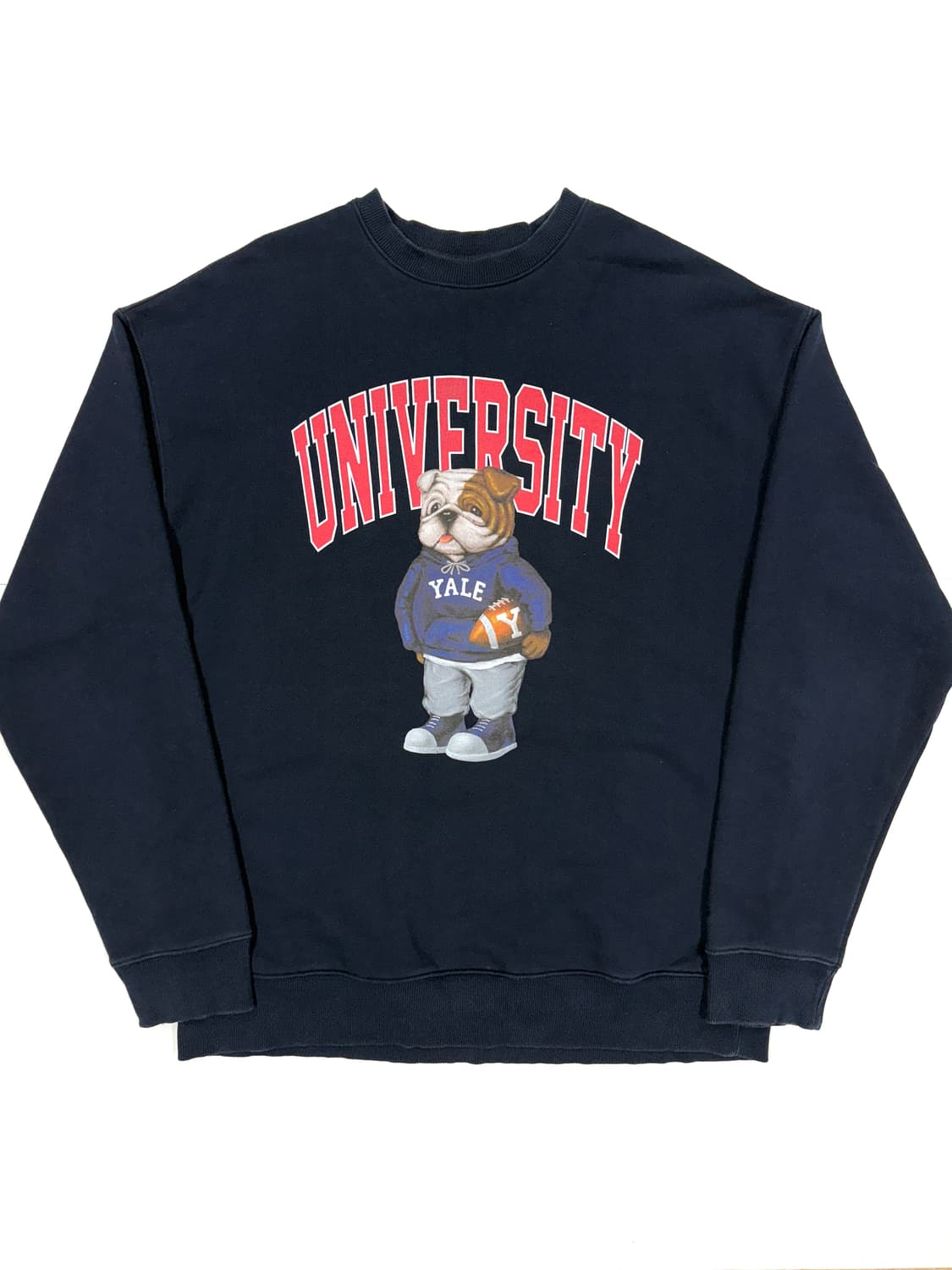 YALE 네이비 맨투맨 상품이미지1