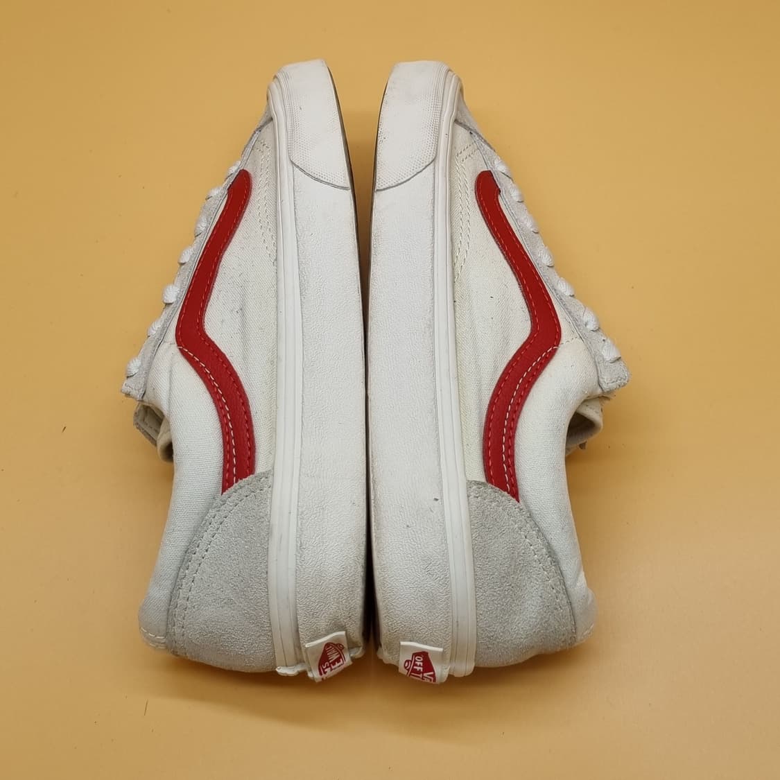 반스 스타일 36 흰빨 여성스니커즈235. 상품이미지5