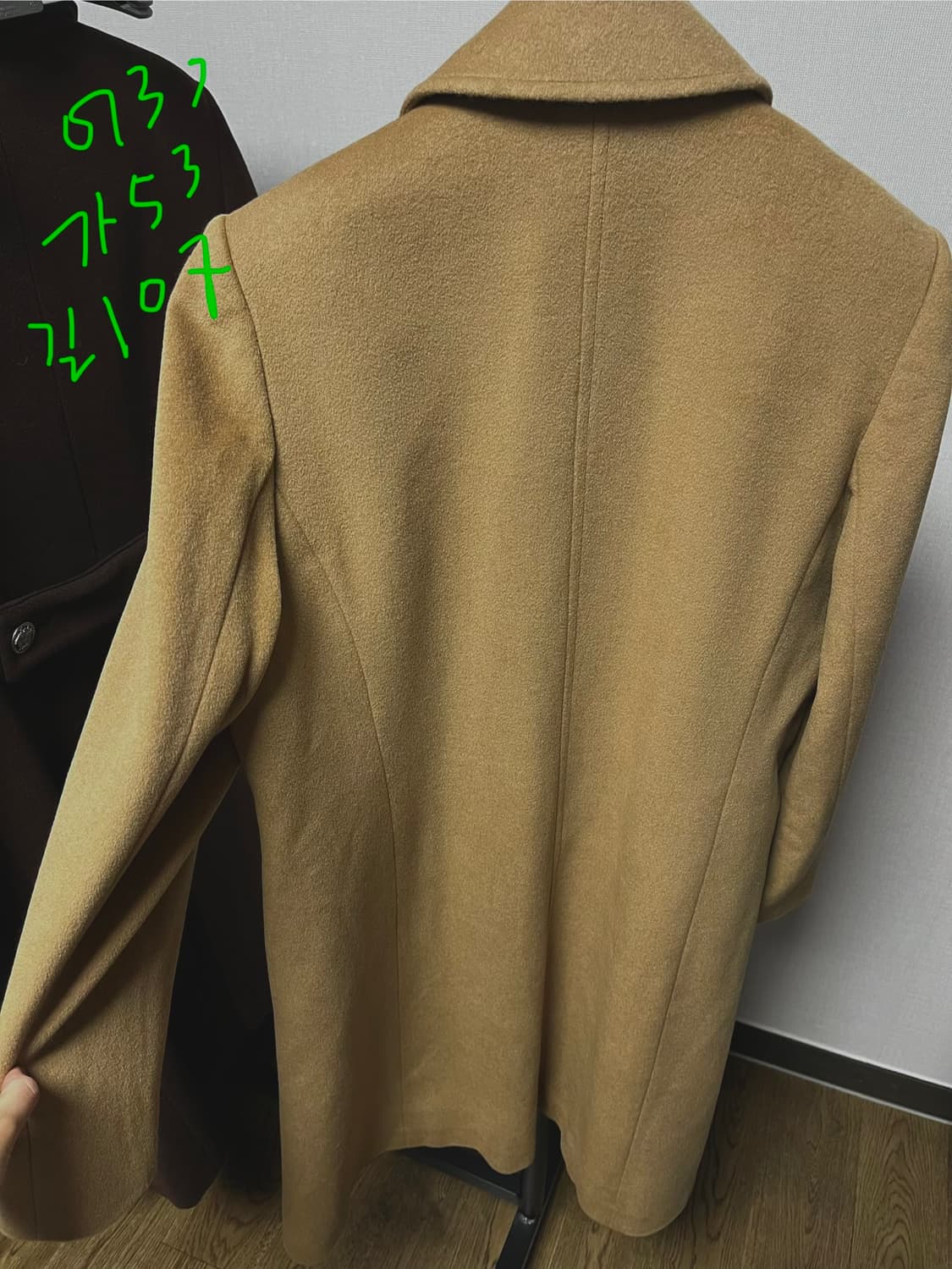 카멜 앙고라 코트 상품이미지4