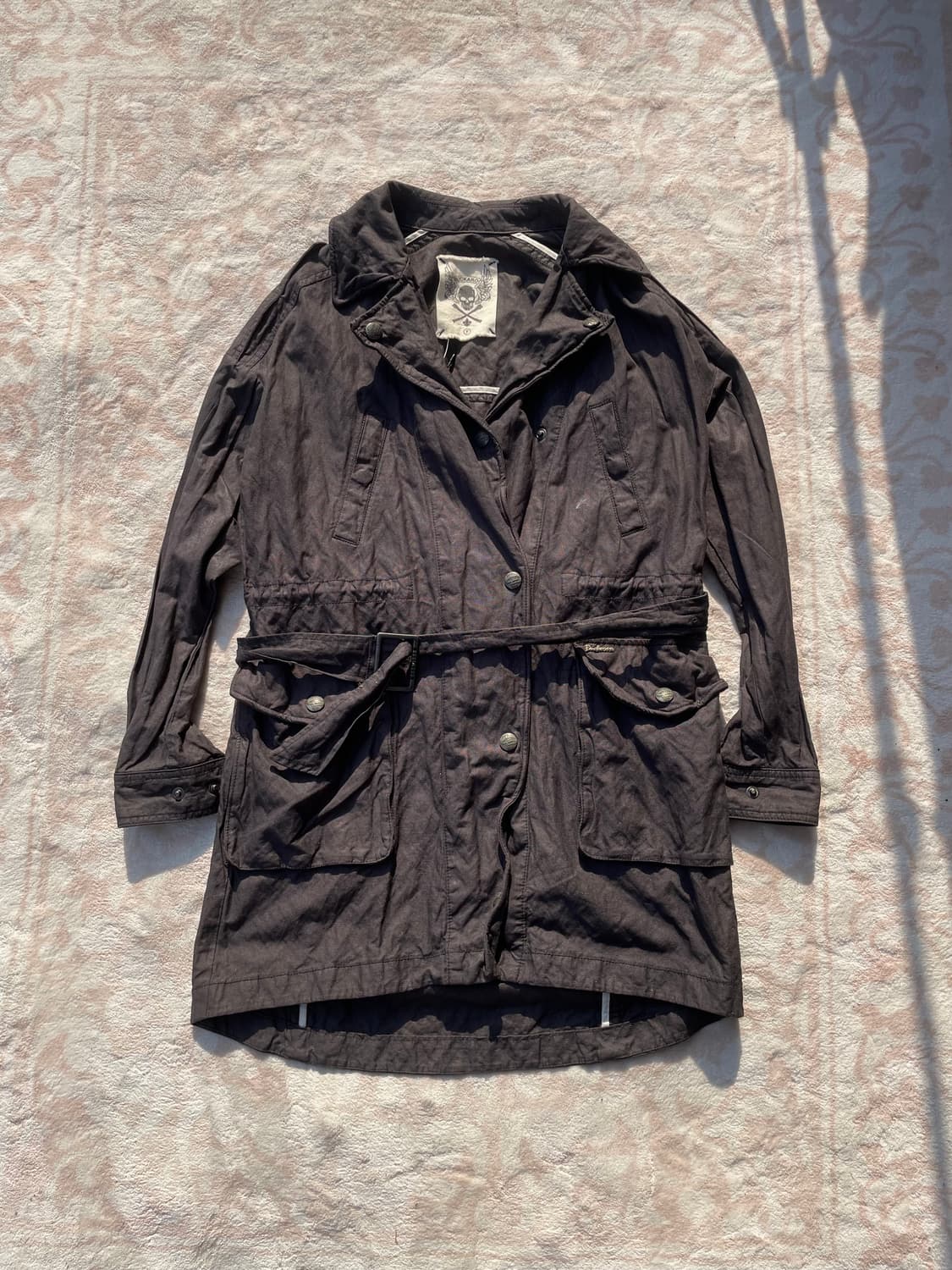 Buckaroo Y2K Belted Trench Jacket   상품이미지1