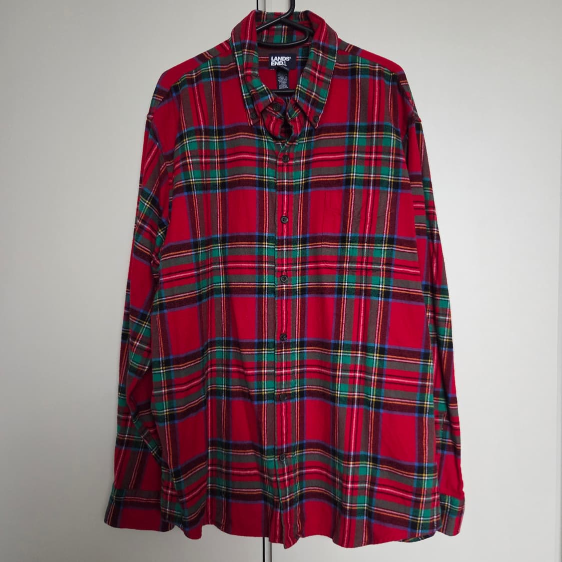 랜즈 앤드 플란넬 체크 셔츠 XL-2XL(105-110) 상품이미지1