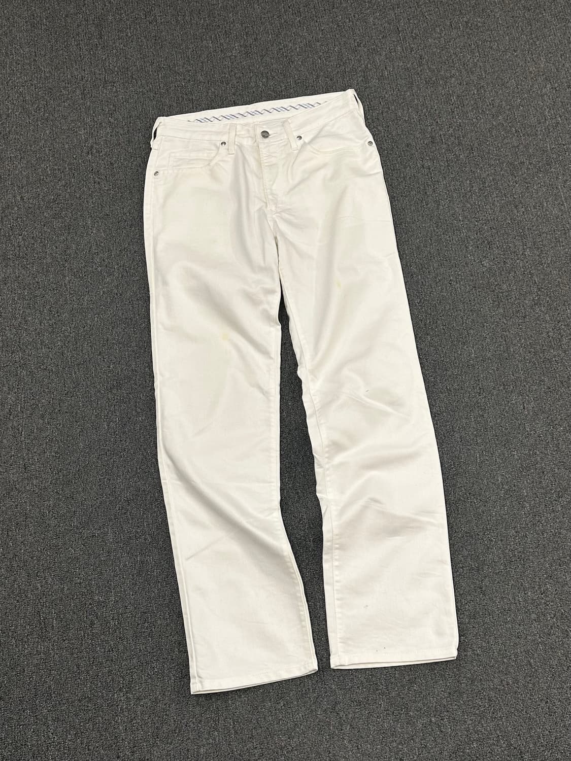 30)랭글러 빈티지 화이트 데님 팬츠 상품이미지3