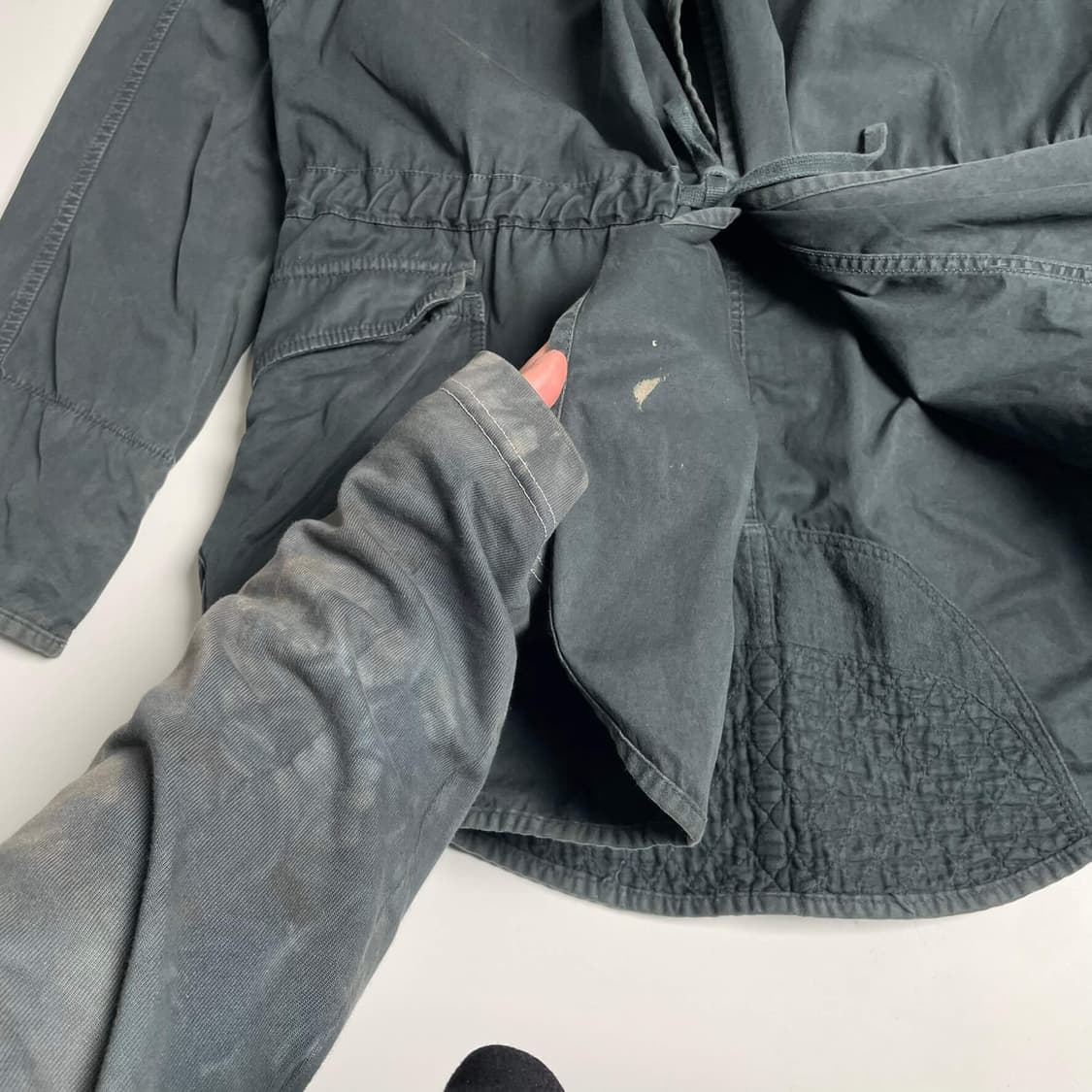 Siva  스트랩 셔링 포인트 코튼 파카 상품이미지10