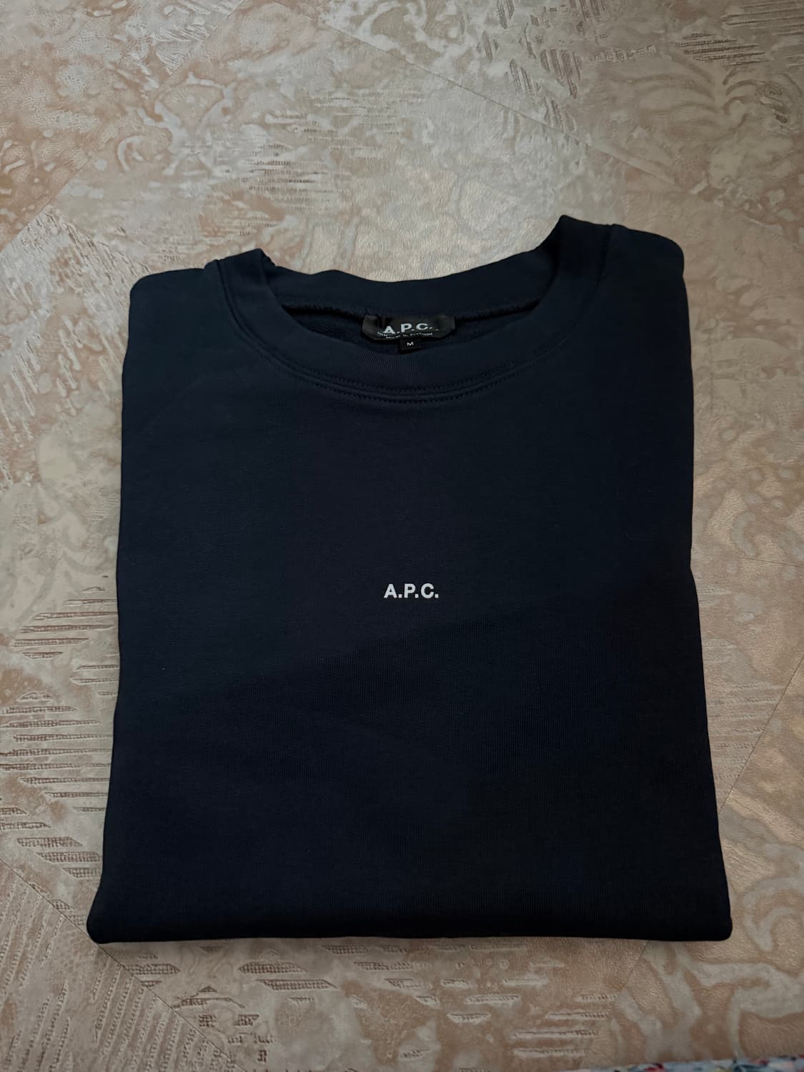 A.P.C. 네이비 맨투맨 M 상품이미지2