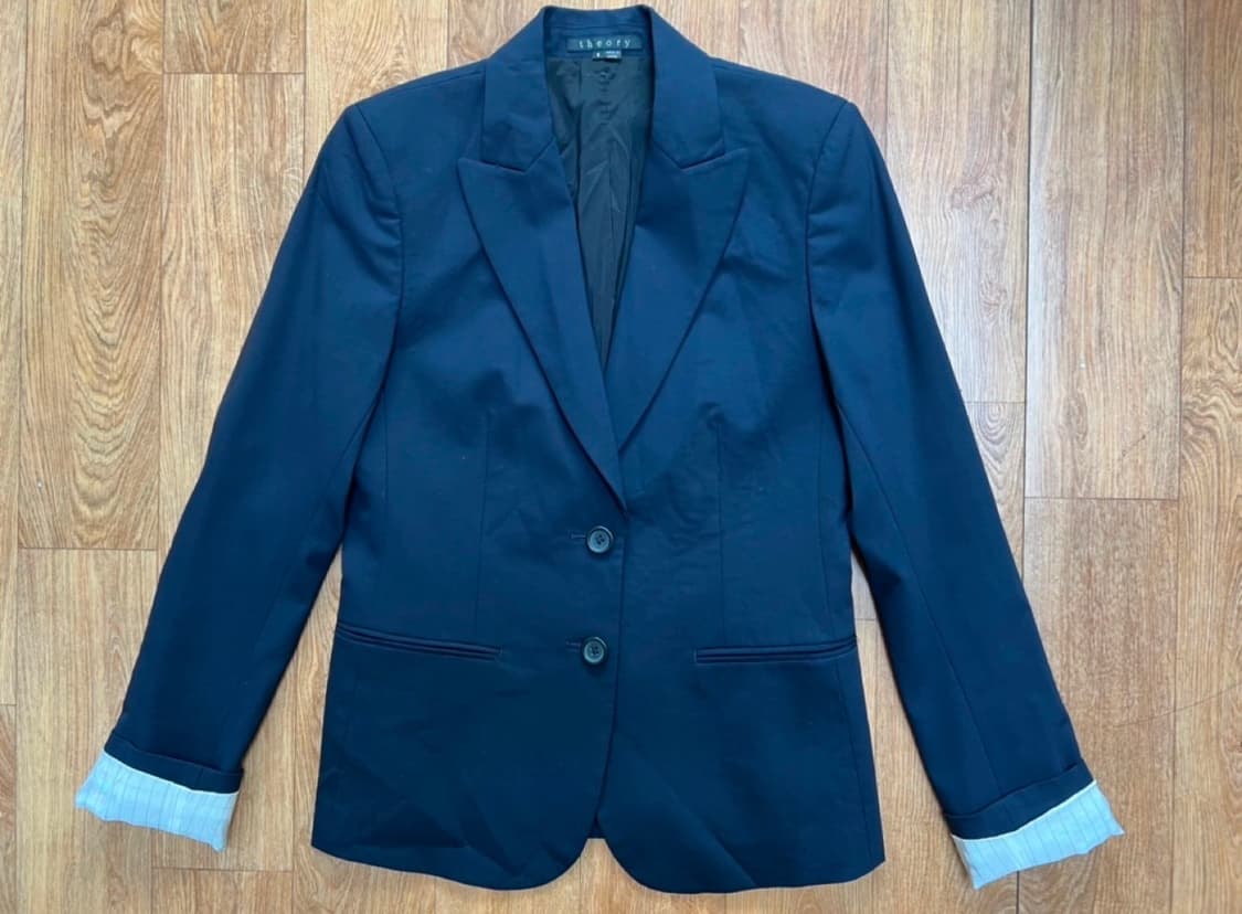 띠어리 Nichelle 울 테일러 블레이저 상품이미지3