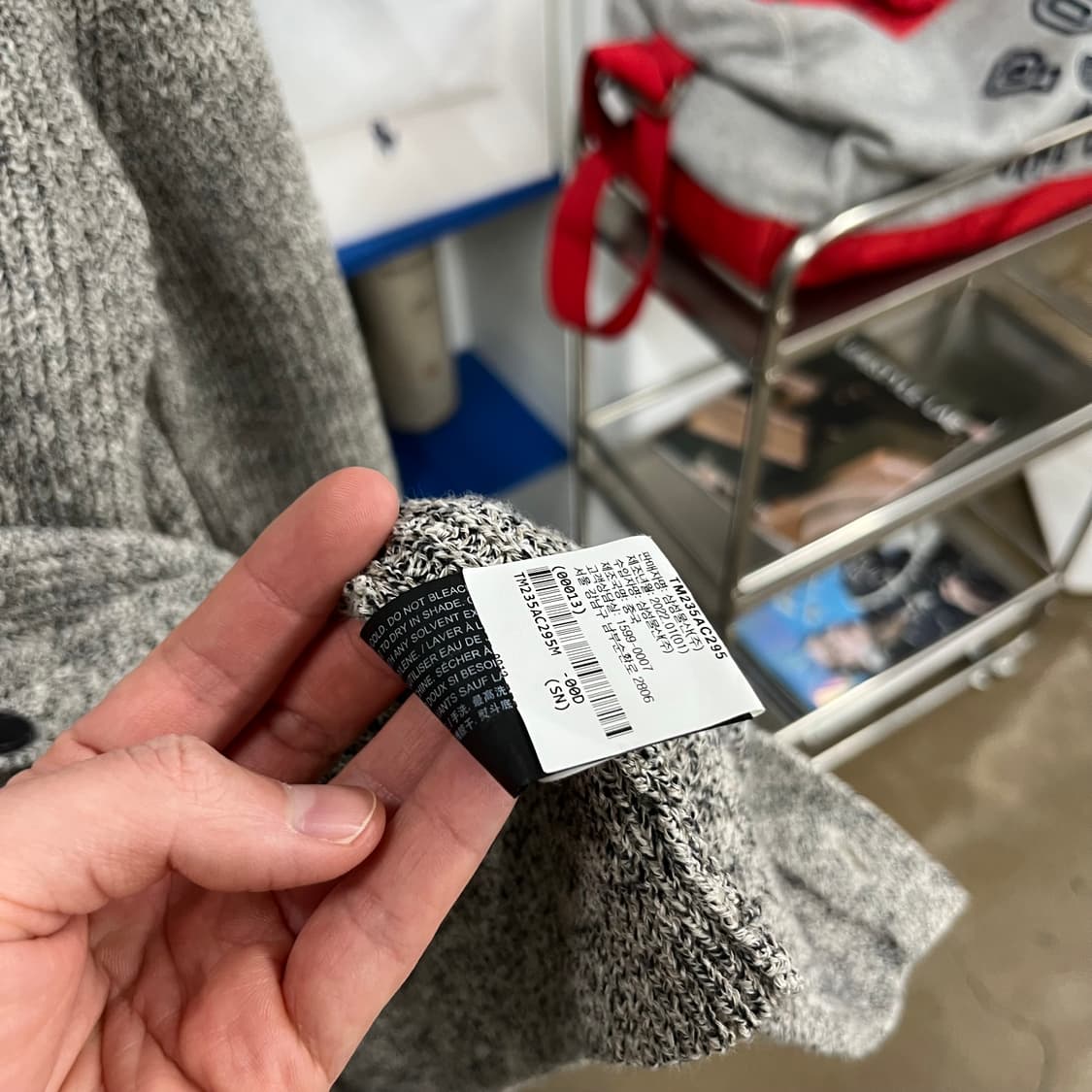 띠어리 보카시 가디건 M 상품이미지5