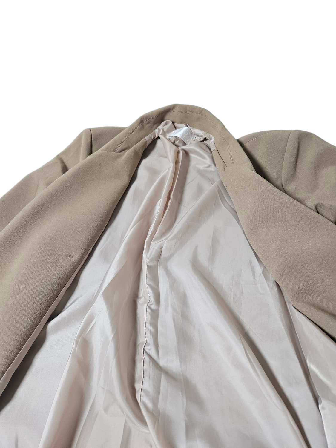 슬로우가먼츠 베이지 더블코트 F 상품이미지5