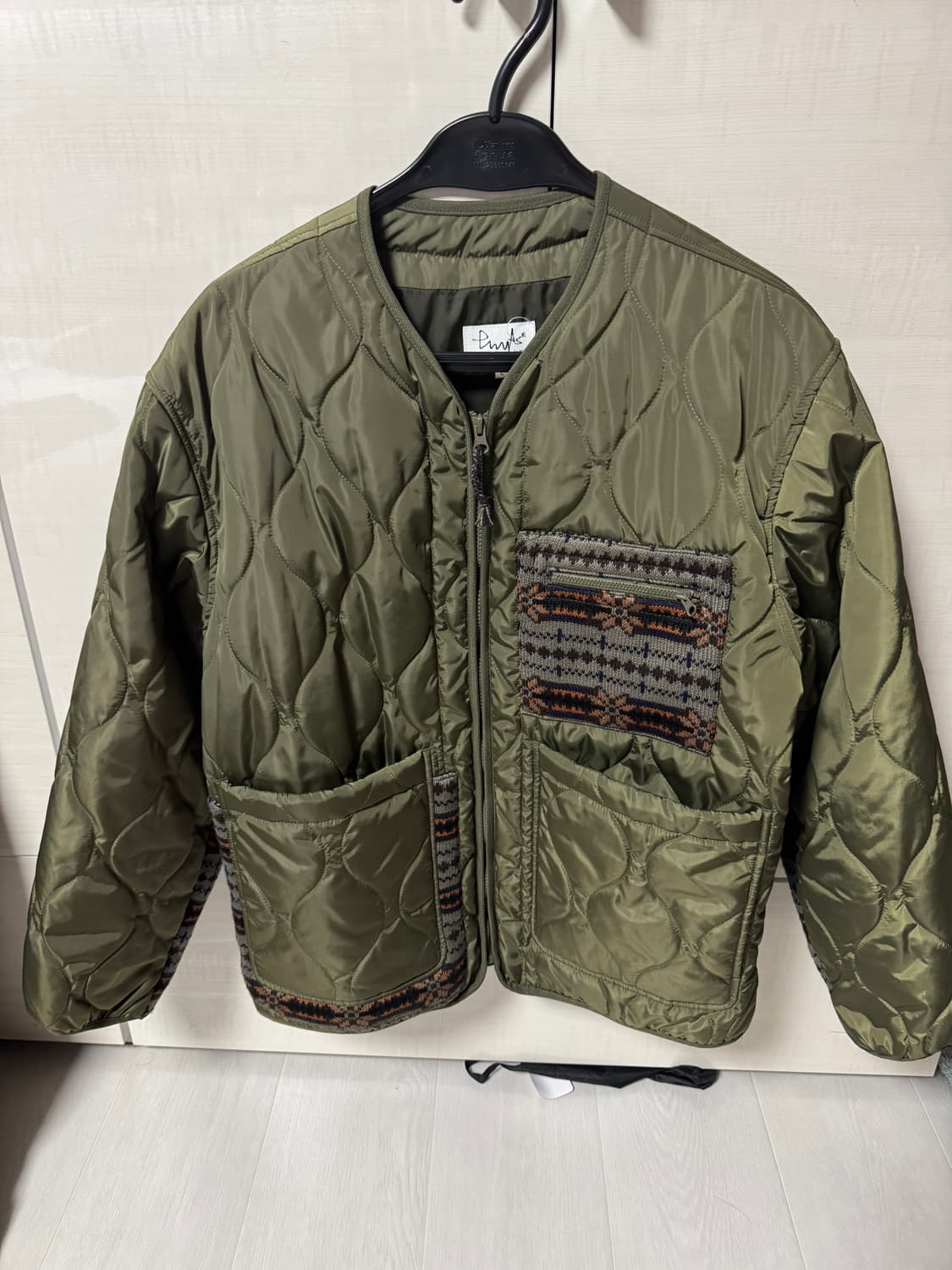 피지컬 디파트먼트 니트믹스 투웨이 포켓 퀼팅자켓 L 상품이미지1