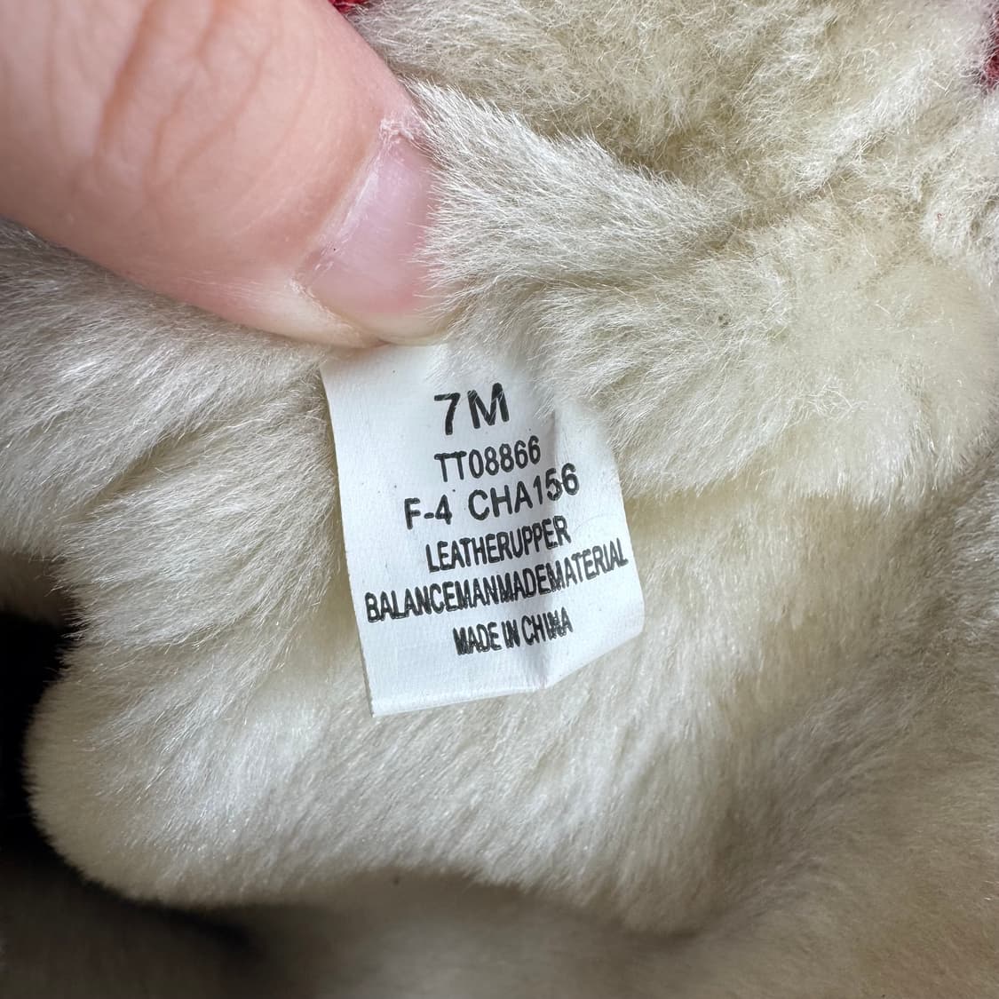 240)미네통카 레드 스웨이드 롱 어그부츠 힐 상품이미지8