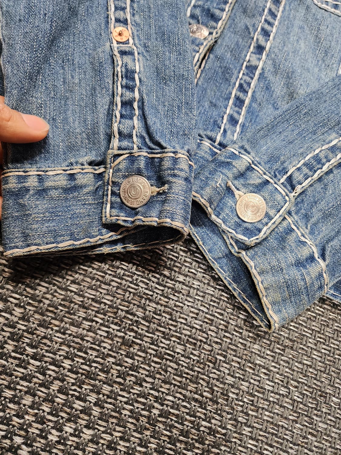 트루릴리젼 데님 지미슈퍼 자켓 L 상품이미지3