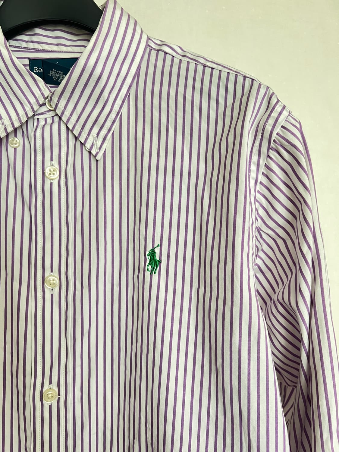 Ralph Lauren Purple Striped Shirt (Size 상품이미지2