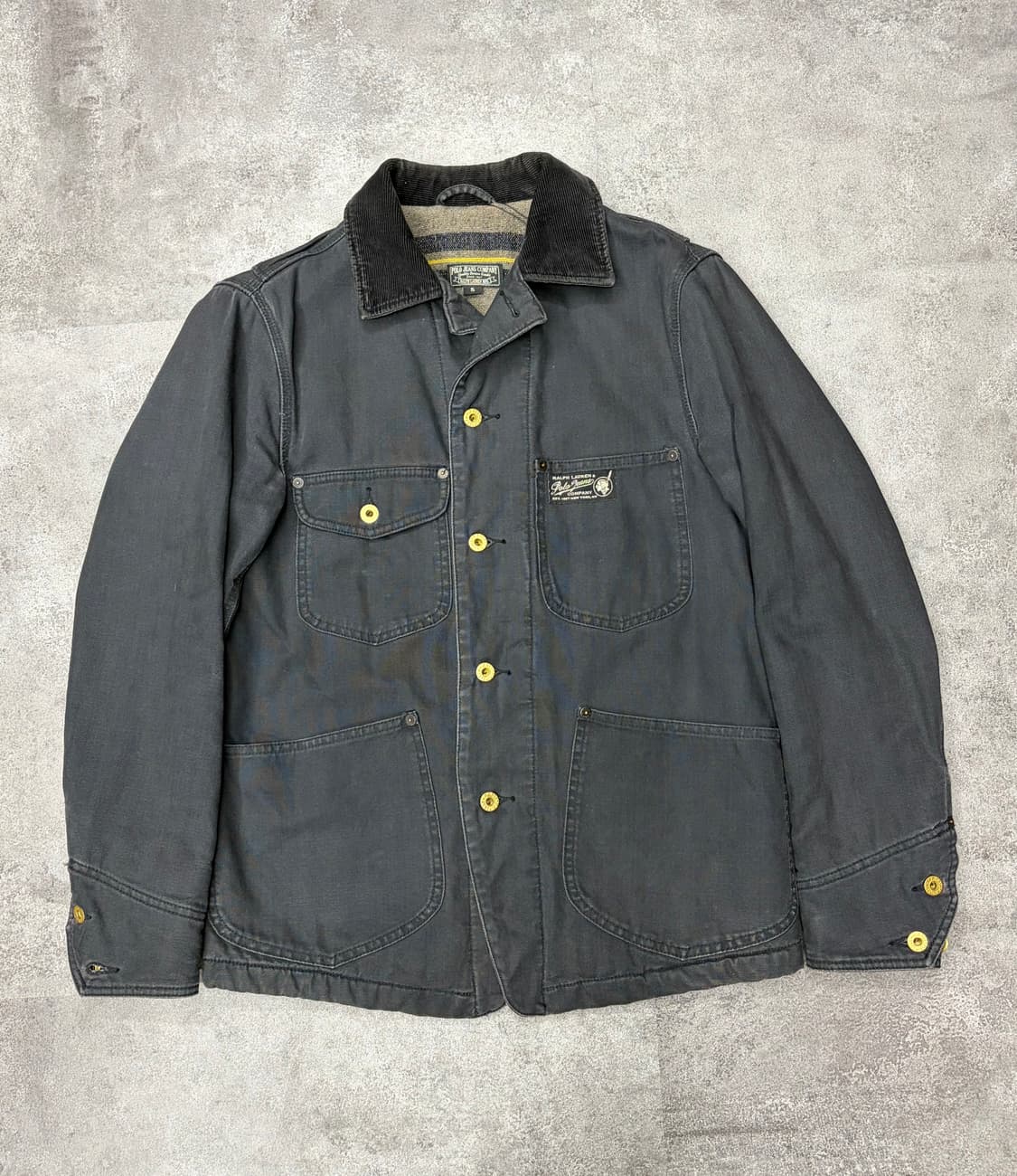 폴로 랄프로렌 사우스웨스트 인디언헤드 스톤 블랙데님 초어자켓 상품이미지1