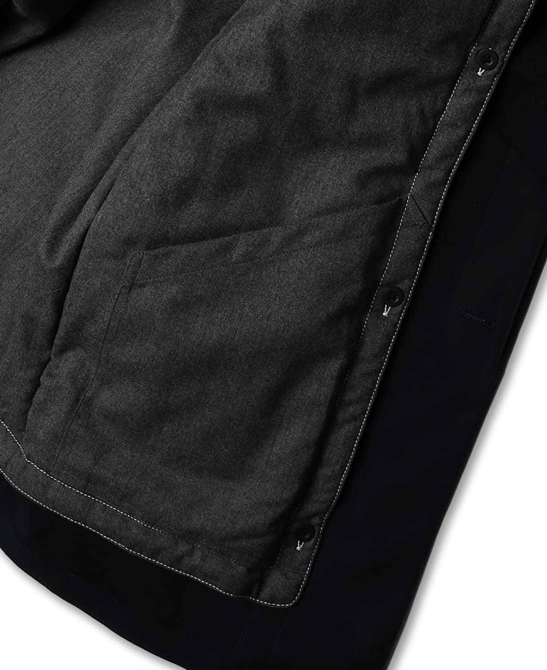 투모로우랜드 [Tomorrowland] 화이트 덕 다운 네이비 울 패딩 상품이미지5