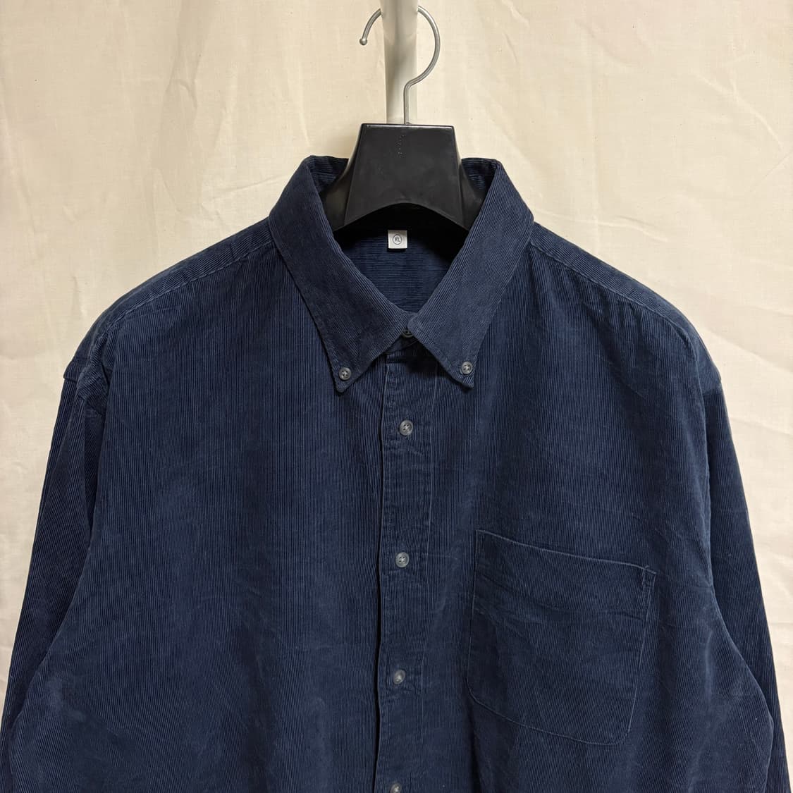 유니클로 코듀로이 셔츠 / 네이비, XL 상품이미지2