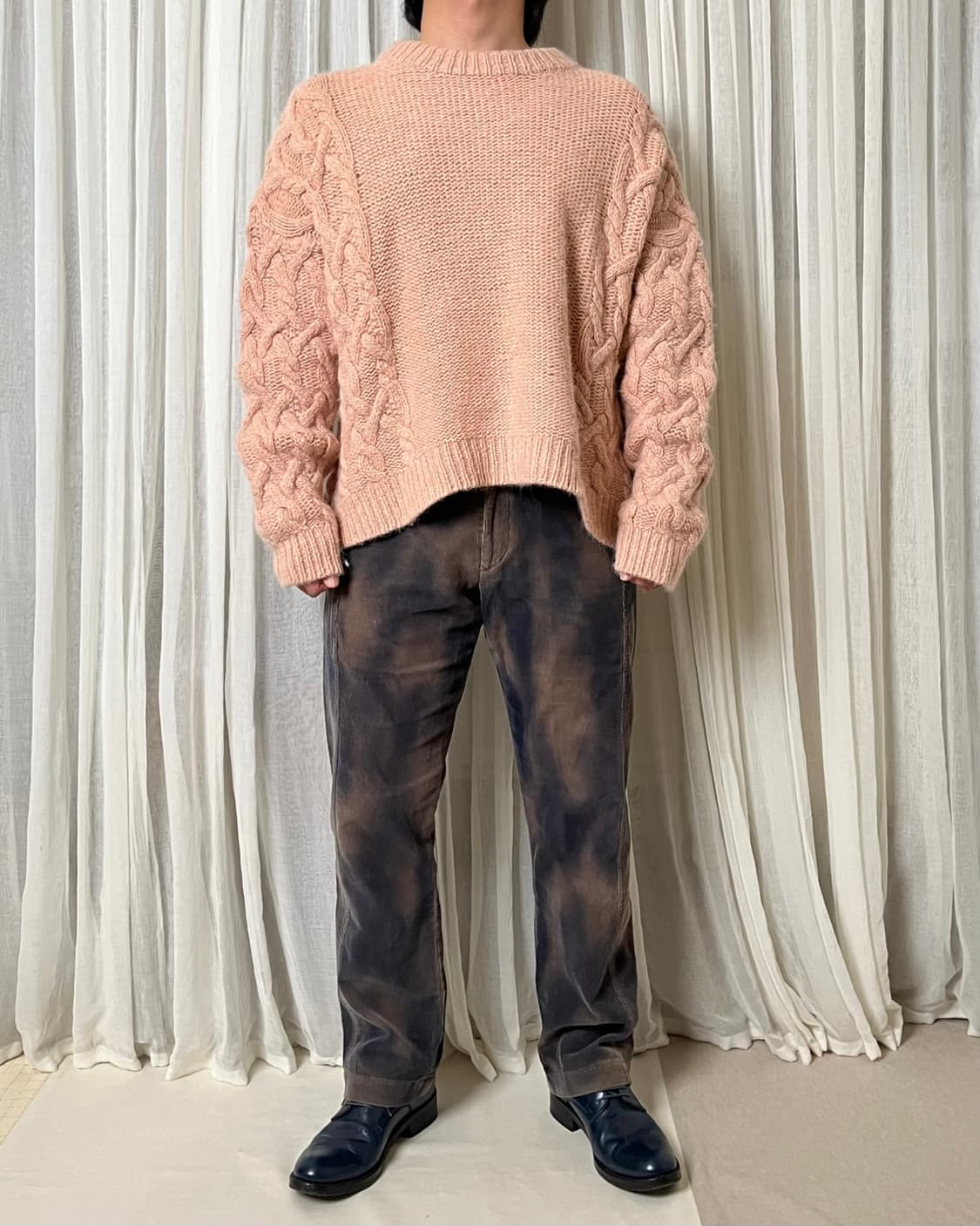 꼼데가르송 옴므플러스 03aw 커브기 코듀로이 오버다잉 팬츠 상품이미지10