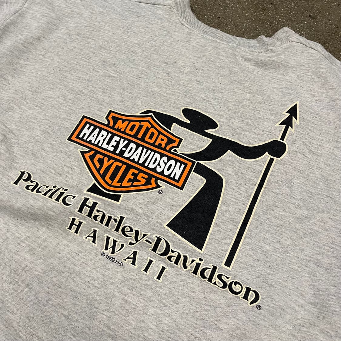 90s 할리데이비슨 하와이 프린팅 스웻셔츠 (110) 상품이미지2