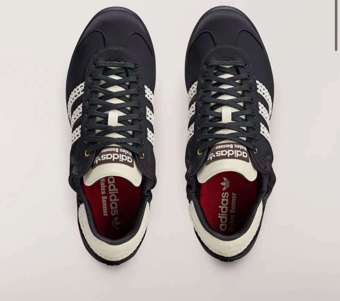 아디다스 웨일즈보너 카린타 로 새틴 슈즈 코어블랙 IH7259 상품이미지2