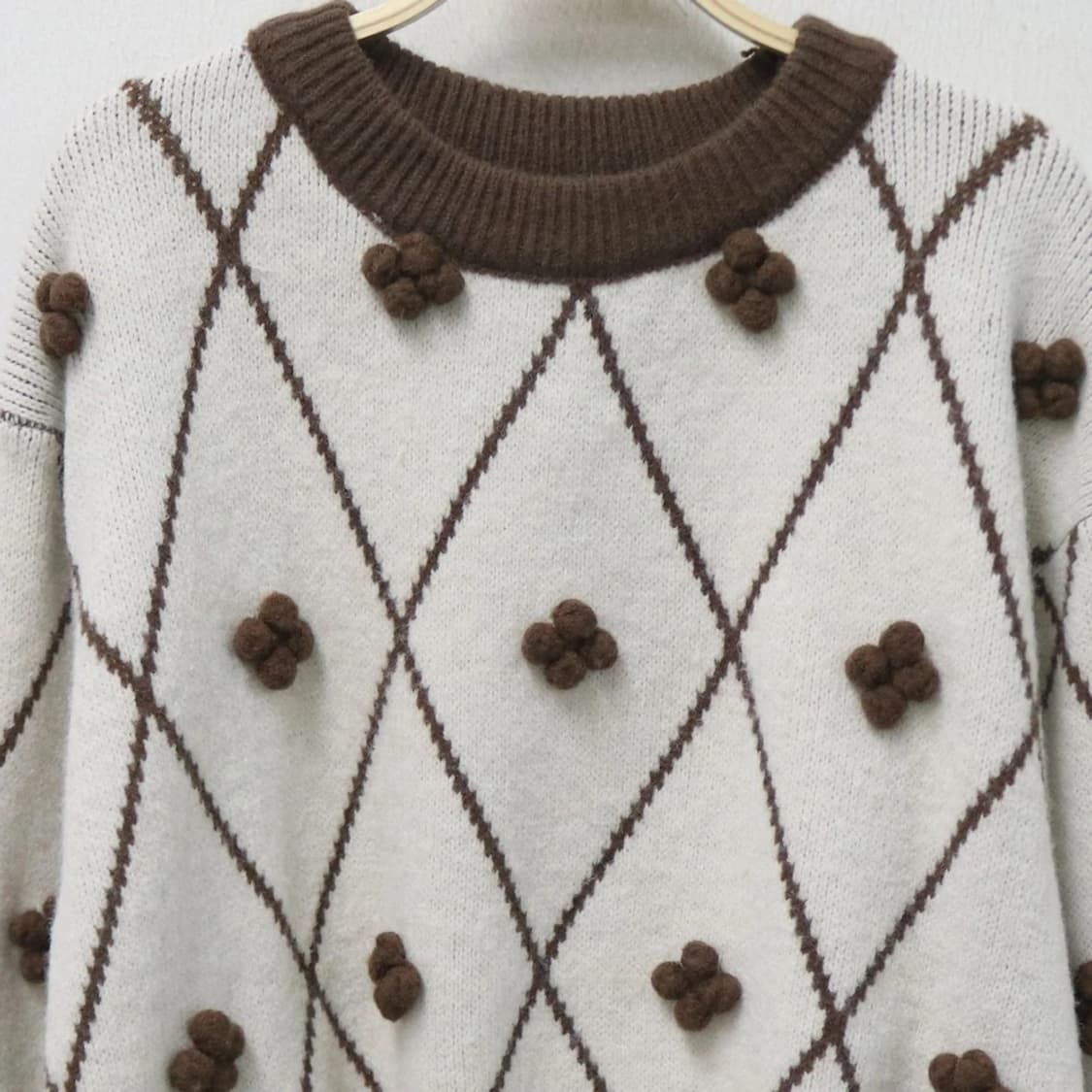 지알엘 폼폼 플라워 니트 62137 상품이미지3