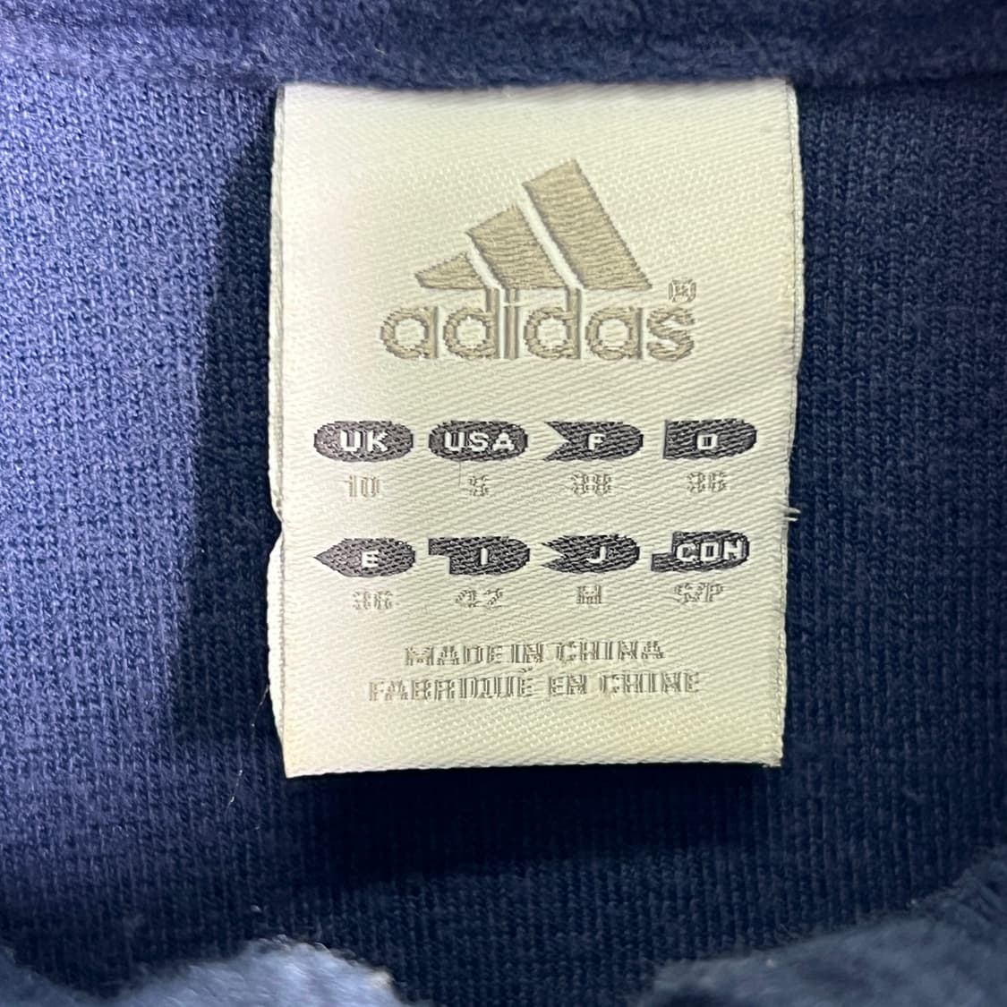 아디다스 네이비 벨벳 트랙 자켓 S 상품이미지3
