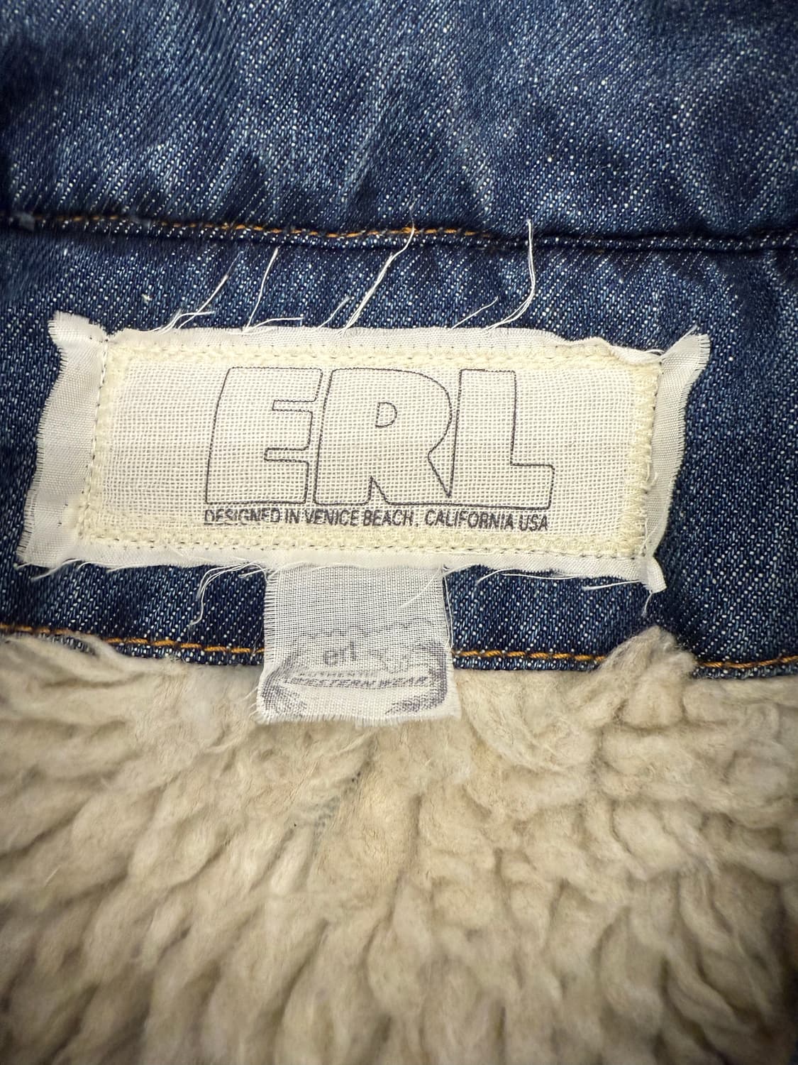 erl 시어링 데님 자켓 xl 상품이미지4