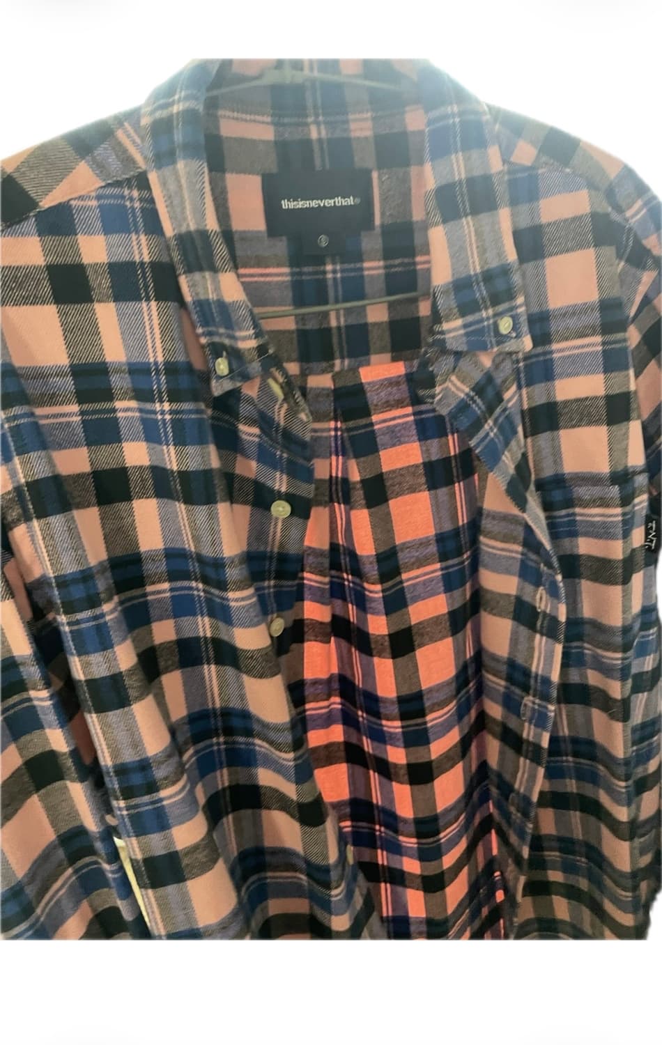 디네뎃 체크셔츠 상품이미지3