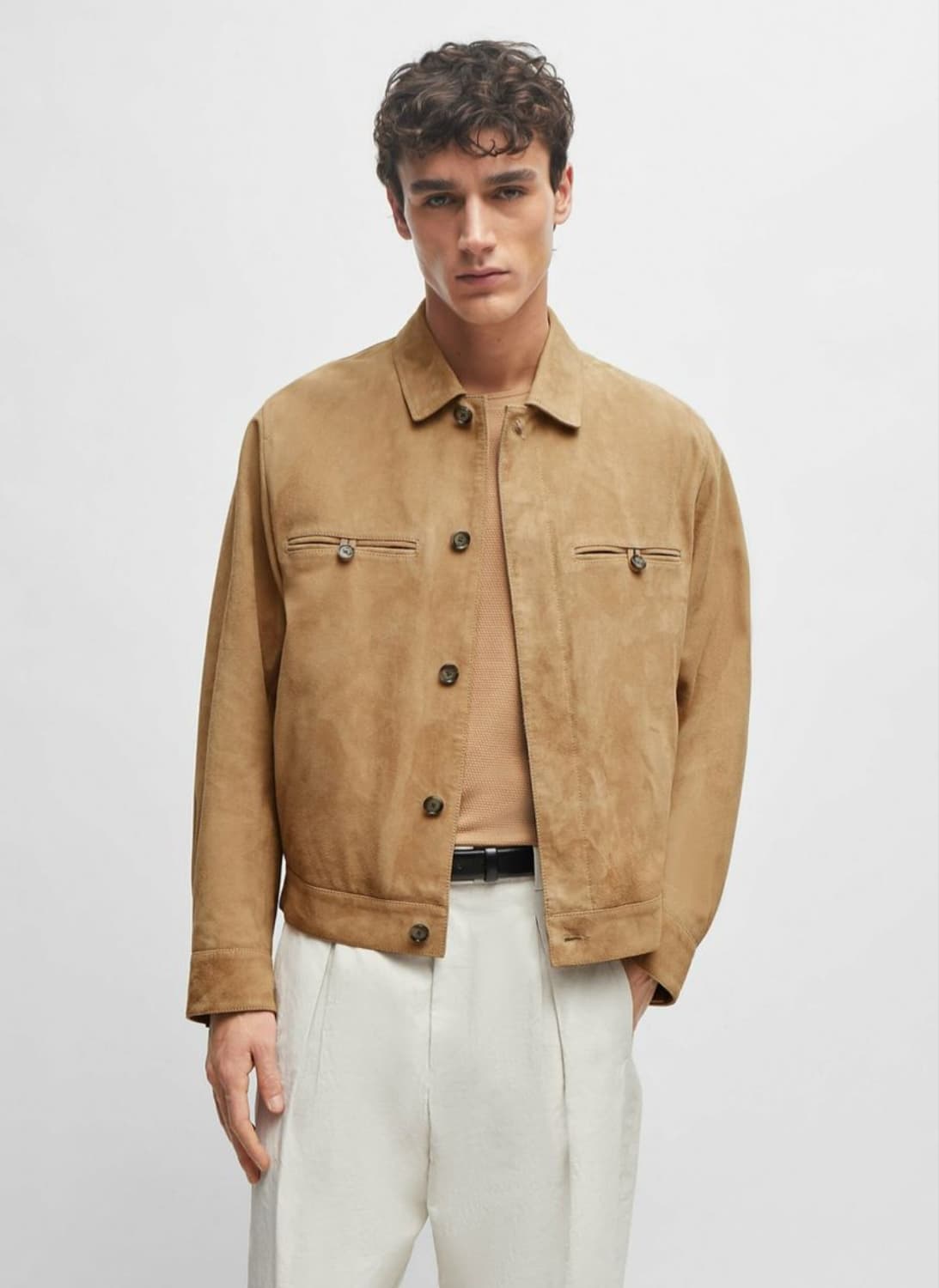 보스 BOSS 스웨이드 집 블루종 이종석 자켓 상품이미지2