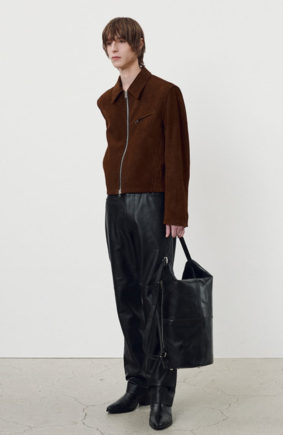 [새상품급] Calf Suede Detroit Blouson Jacket 상품이미지3