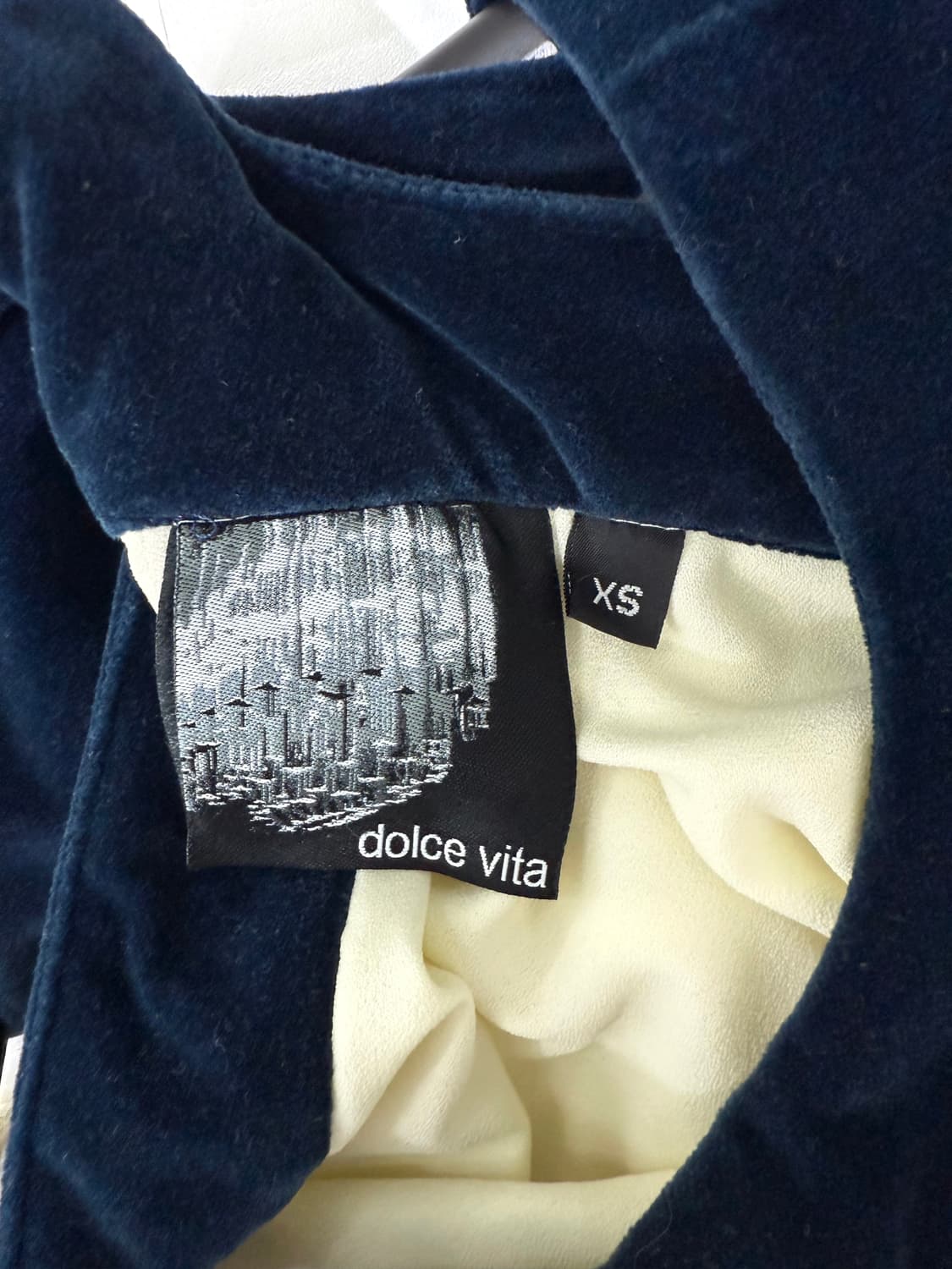 돌체비타 벨벳 레이스 티어드 원피스 XS 상품이미지5