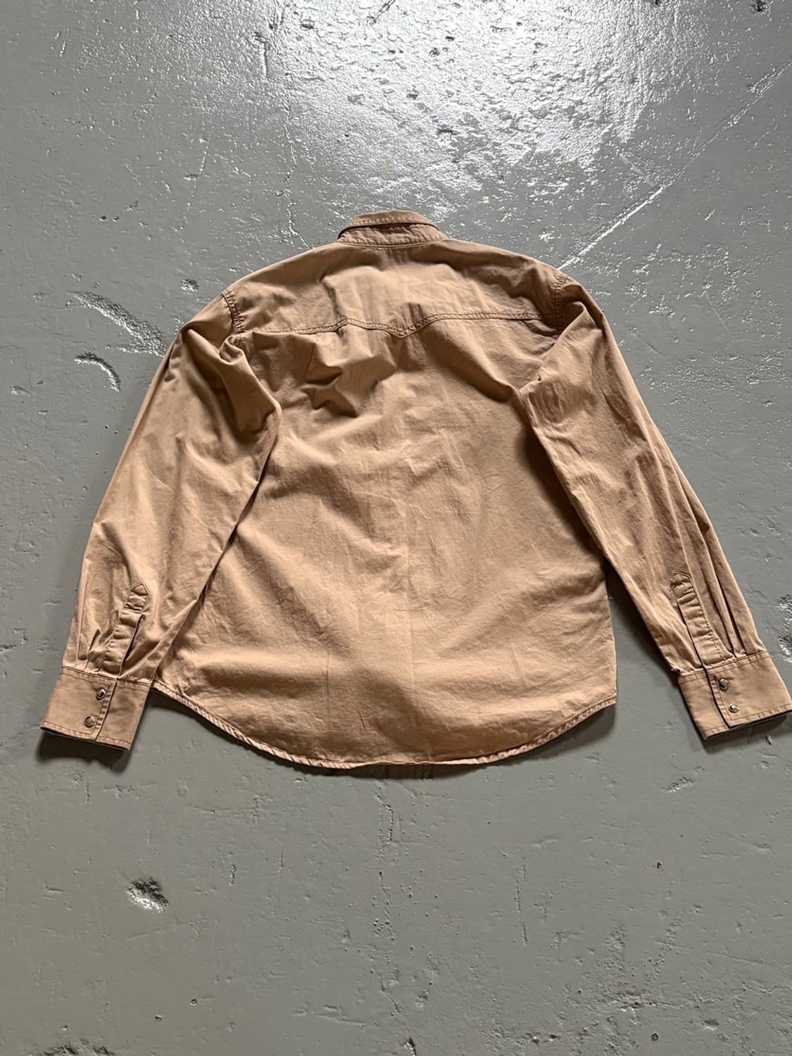 랭글러(Wrangler) 레트로 프리미엄 웨스턴 베이지 셔츠 상품이미지4