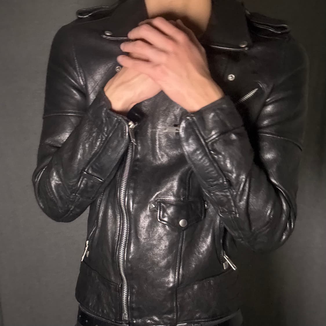양가죽 라이더 자켓 상품이미지5