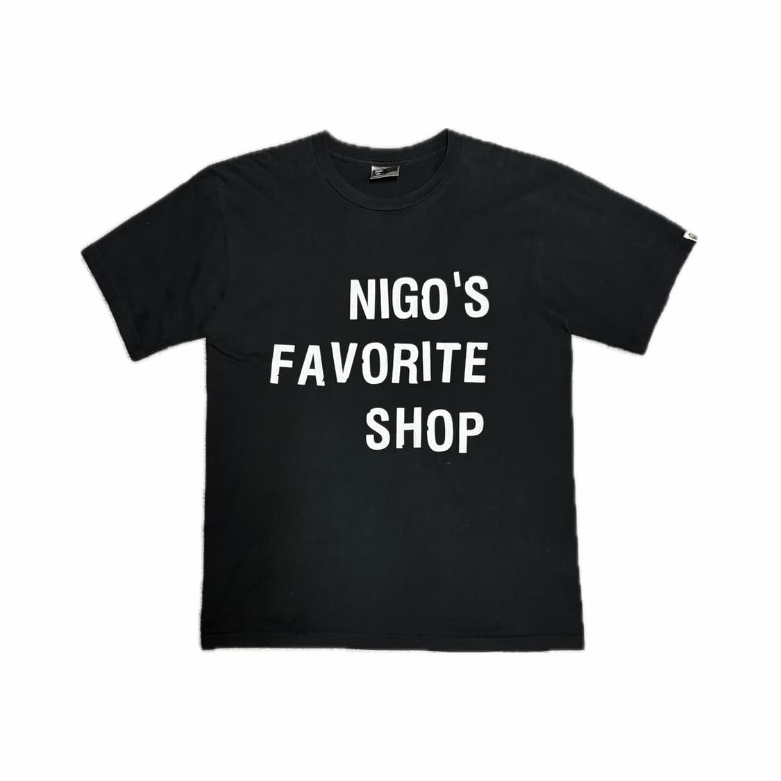 00's BAPE Nigo's Favorite Shop 슬로건 티셔츠 상품이미지2