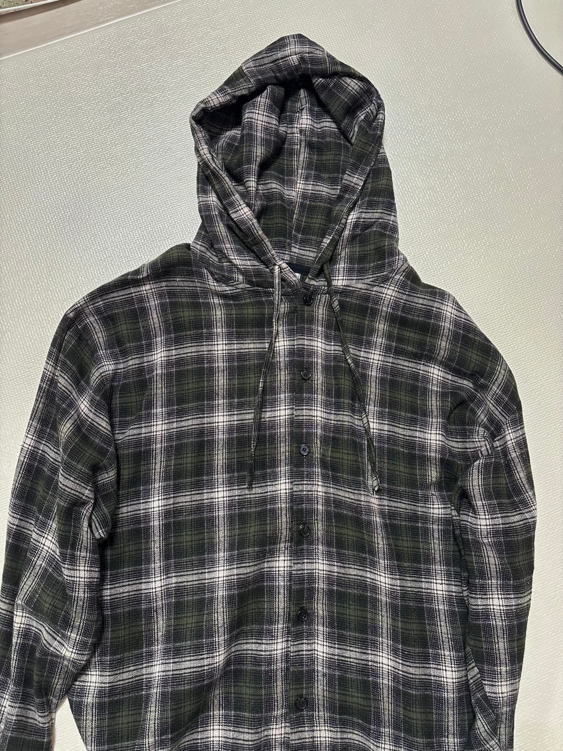 디서먼트 어센틱 후디 체크셔츠 상품이미지2