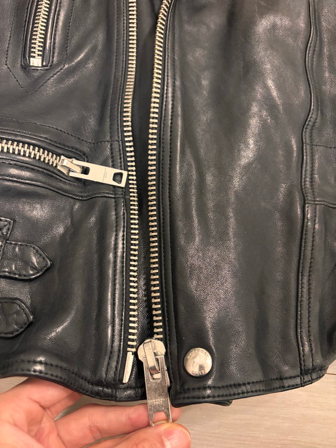 (Msize) 버버리 텀블 가죽자켓 상품이미지5