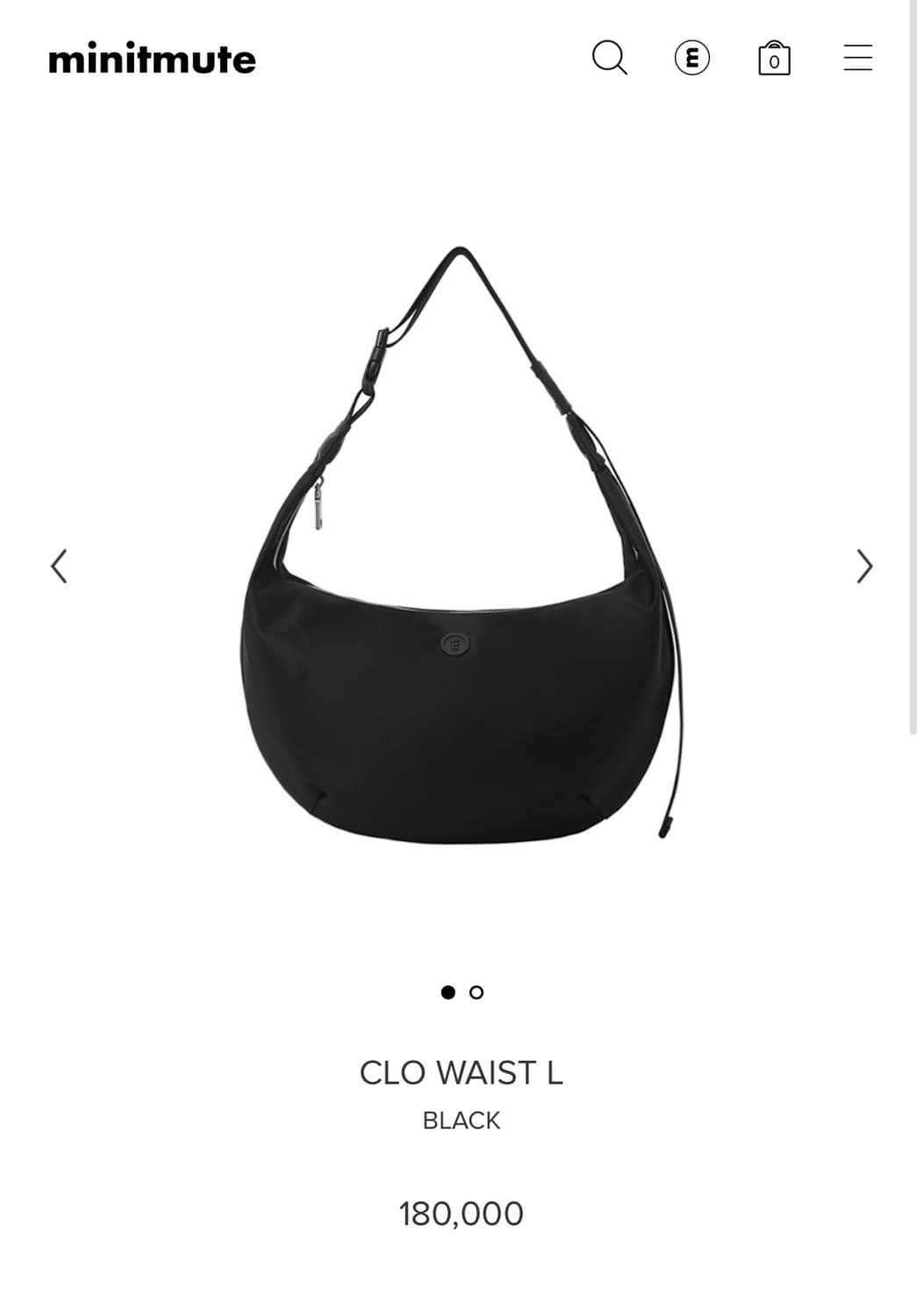미닛뮤트 클로웨이스트 L /  clo waist 라지  상품이미지1