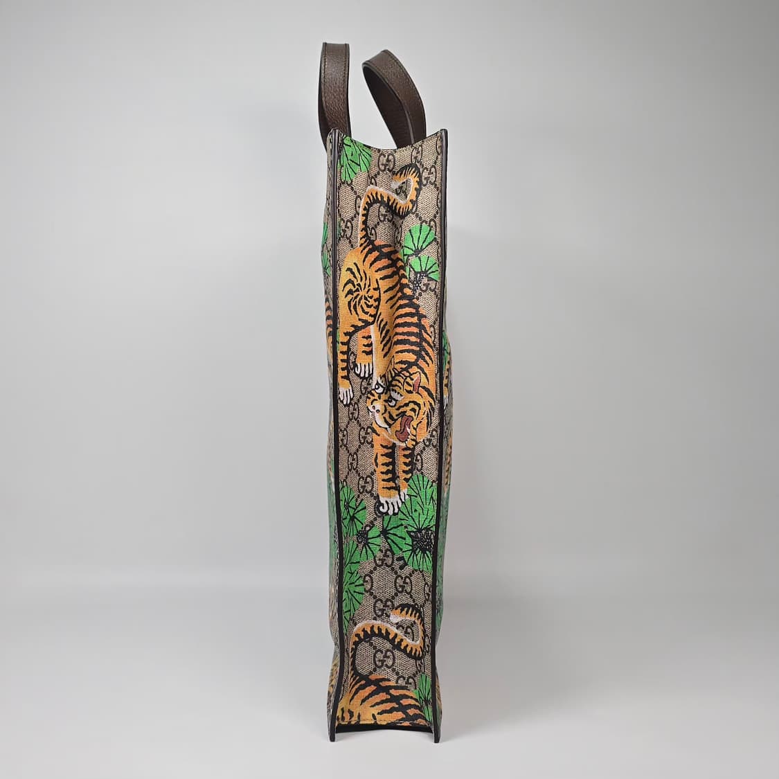 구찌 뱅갈 타이거 프린트 GG 수프림 캔버스 토트백 상품이미지4