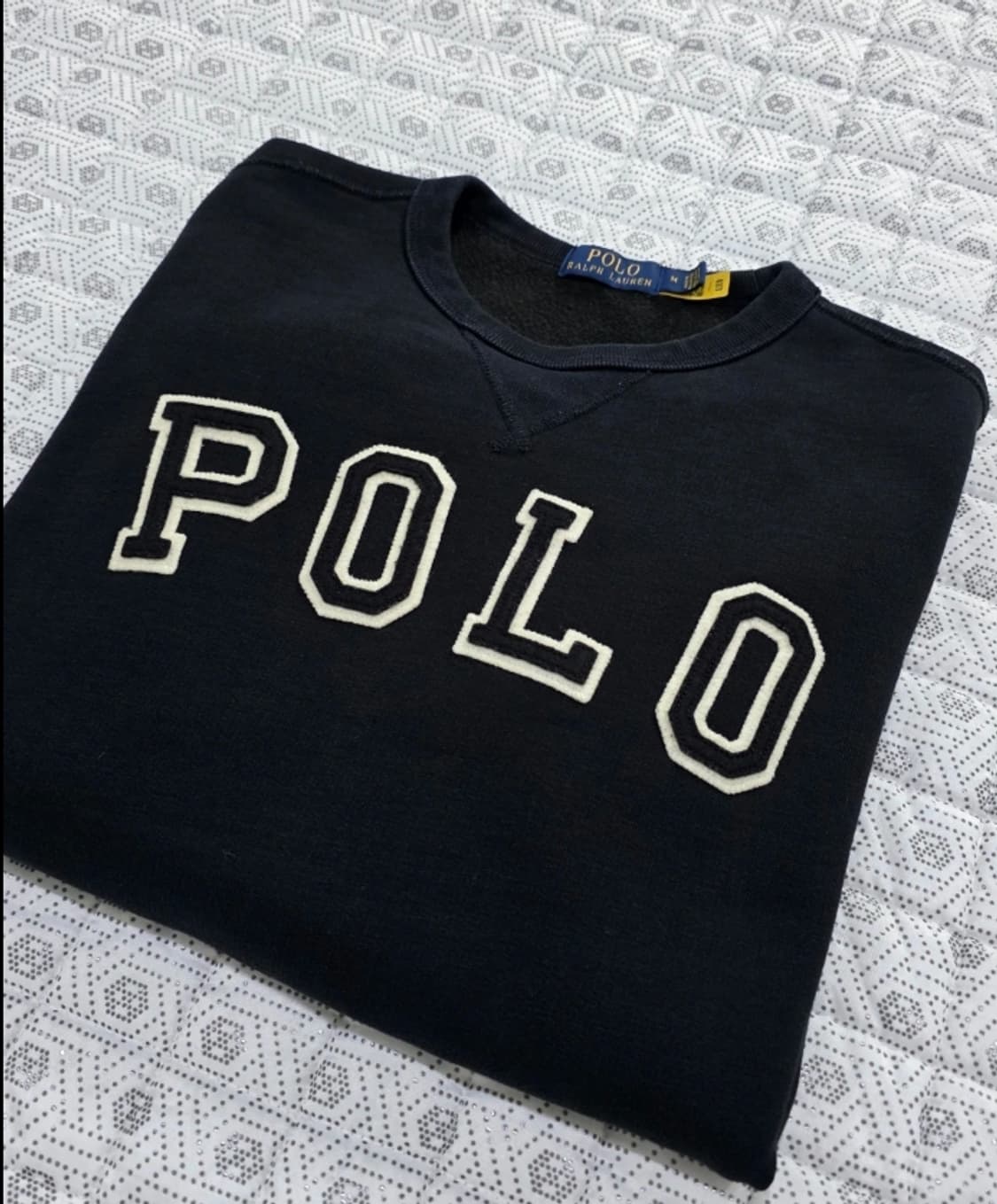 폴로 랄프로렌 블랙 맨투맨 M 신형 상품이미지1