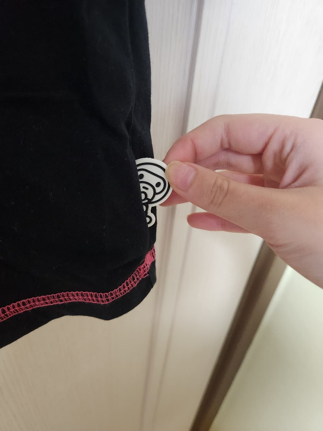 베이프 베이비 마일로 크롭 반팔 상품이미지4