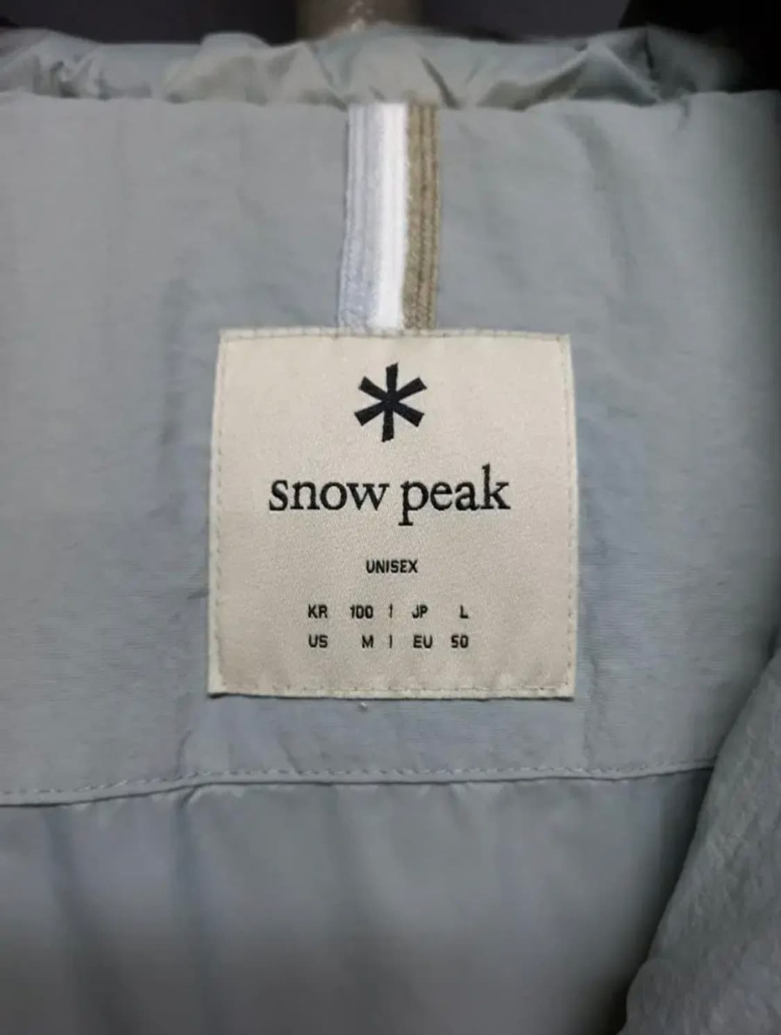 스노우피크 남여공용 패딩 L 상품이미지8