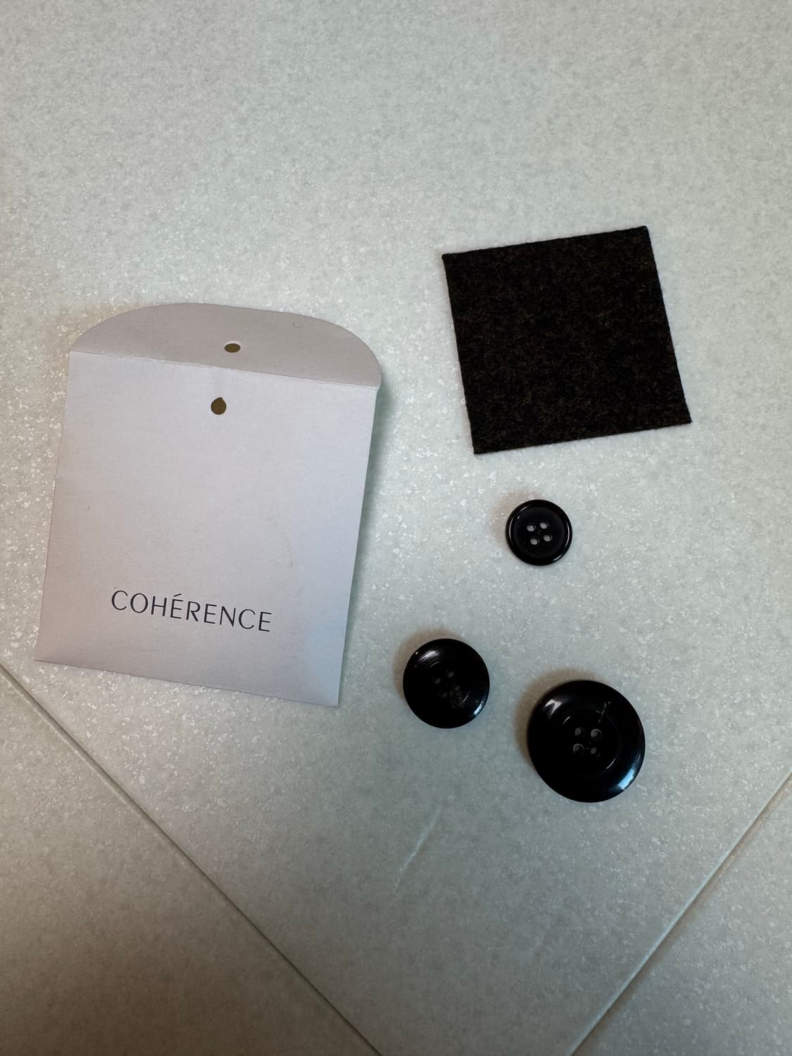 코히어런스 FouFou 쉐브론 트위드 브라운 상품이미지8