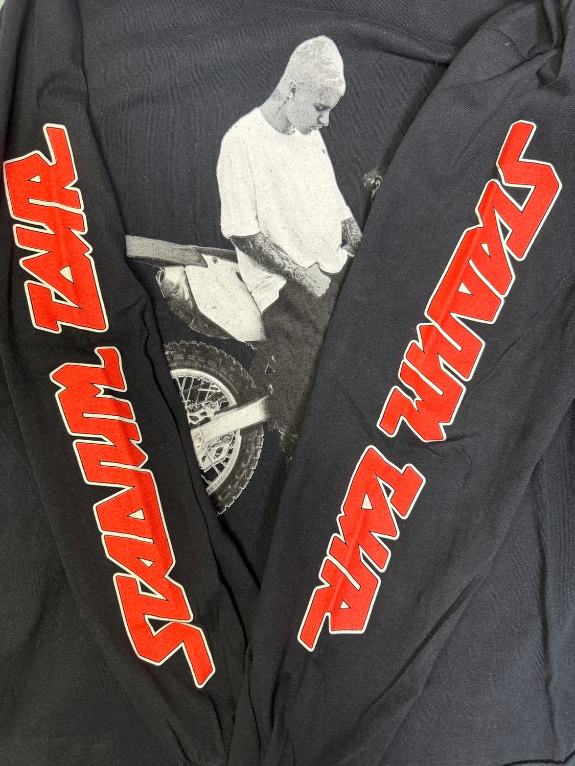 빈티지 저스틴비버 퍼포스 더스타디움 투어 롱슬리브 L 상품이미지3