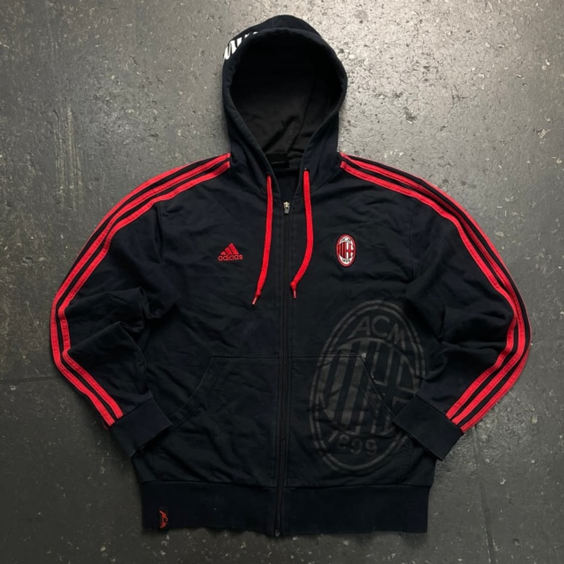 100 아디다스 AC밀란 후드집업 상품이미지1