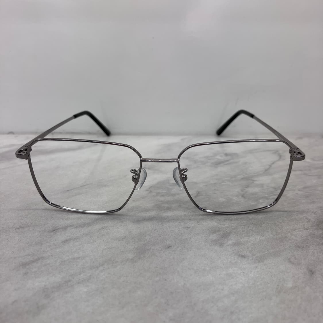 C51 PBL 실버 스퀘어 메탈테 안경 상품이미지6