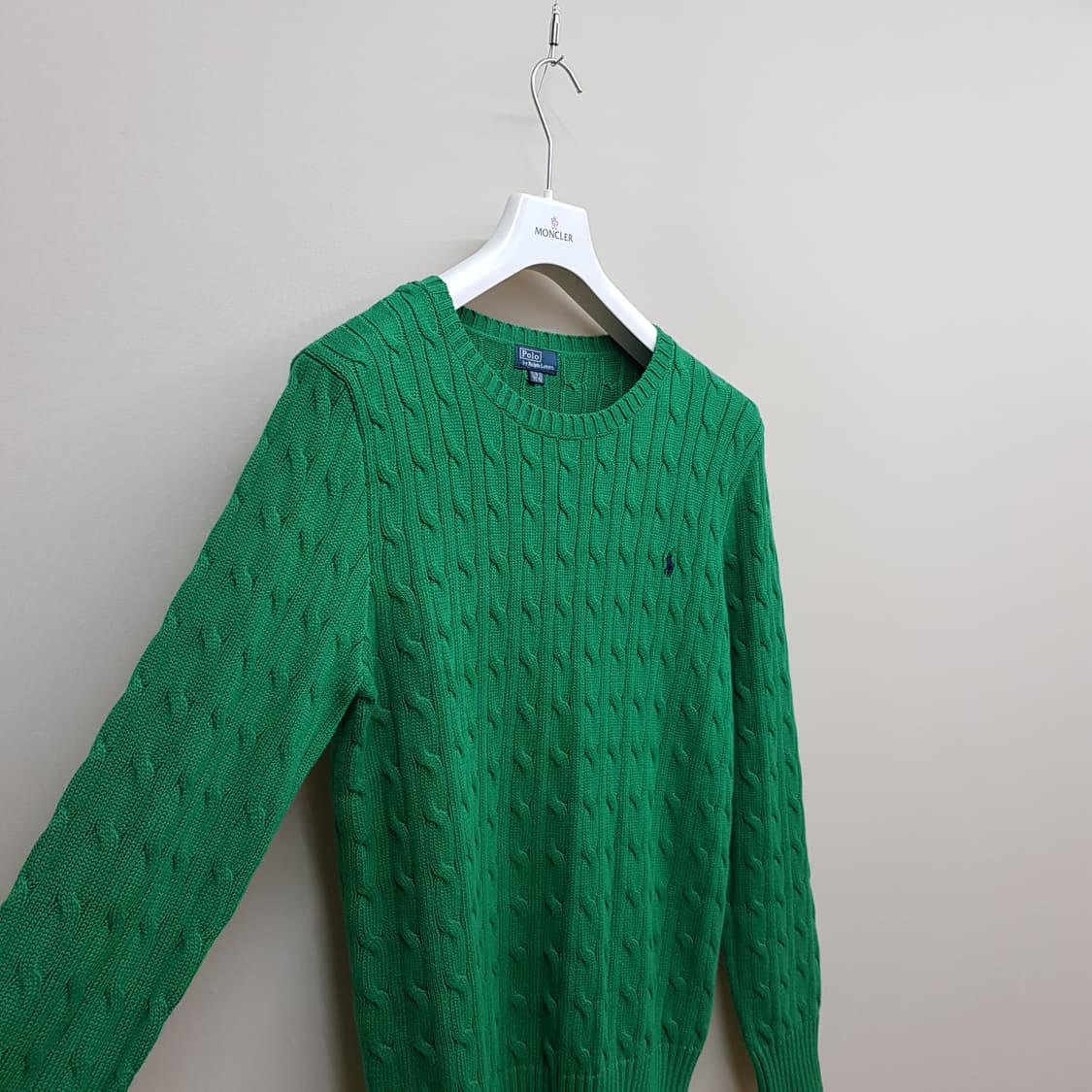 폴로 랄프로렌 클래식 케이블 코튼 니트 보이즈 xl사이즈 상품이미지3