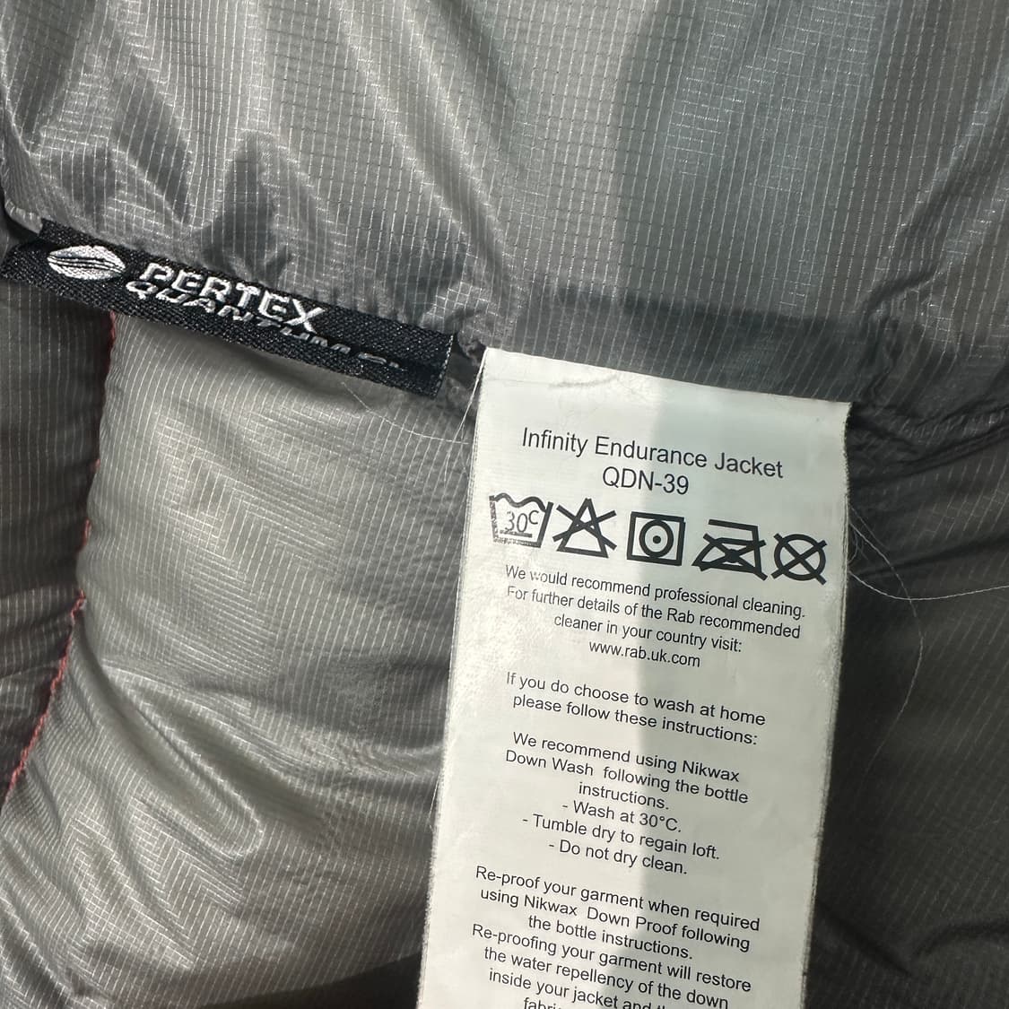 Rab 랩 인피니티엔듀런스 퍼텍스 패딩 L 상품이미지6