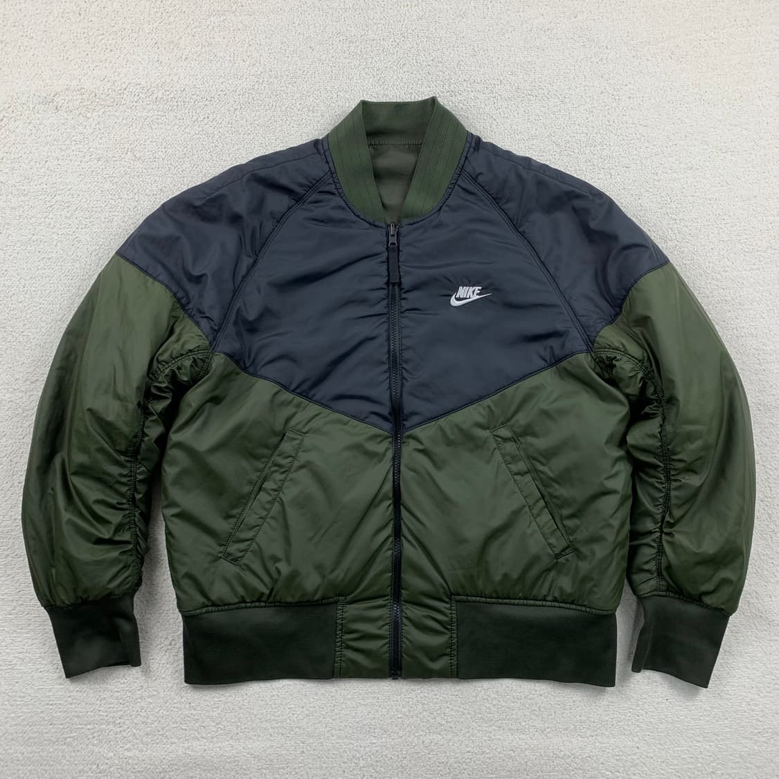 나이키 자수로고 윈드러너 리버시블 MA-1 항공점퍼 카키  상품이미지6